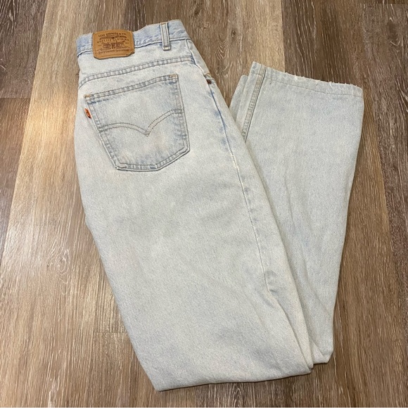 Levi's Other - Vintage 80s Levis 506 Orange Tab 32x30 Light Wash Denim Jeans Made in Canada